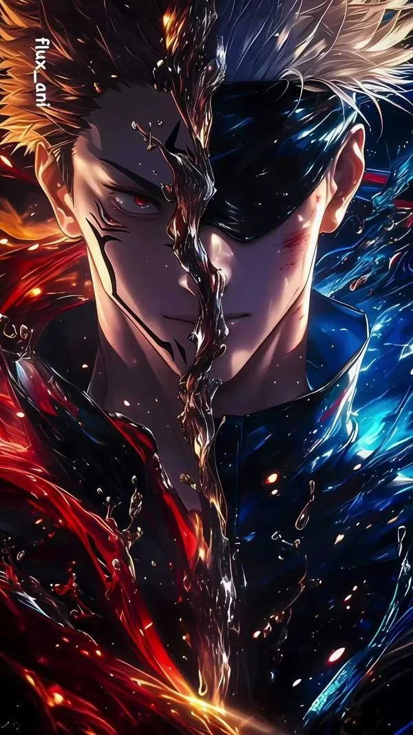 Hình Ảnh Gojo vs Sukuna ngầu 7