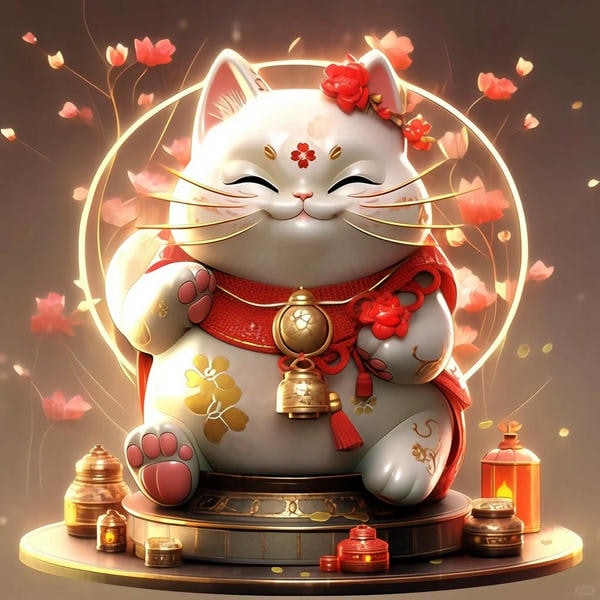 hình ảnh mèo thần tài 1