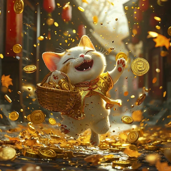 hình ảnh mèo thần tài 27