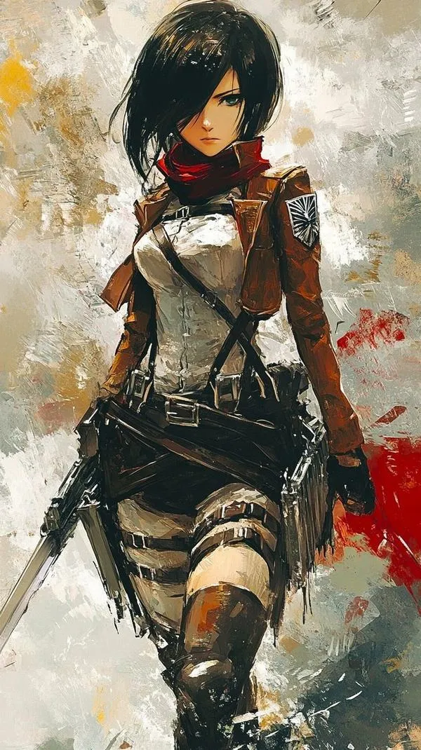Hình Ảnh Mikasa Ackerman 2