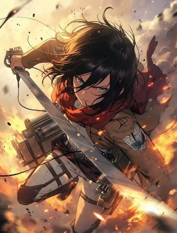 Hình Ảnh Mikasa Ackerman 44