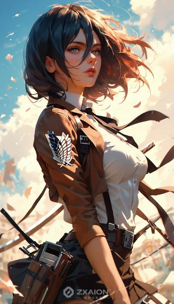 Hình Ảnh Mikasa Ackerman 35