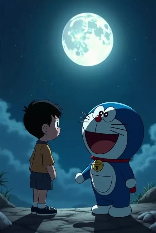 Hình Ảnh Nobita và Doremon cute 58