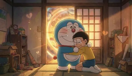 Hình Ảnh Nobita và Doremon cute 62
