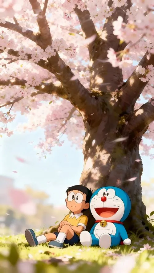 Hình Ảnh Nobita và Doremon cute 9