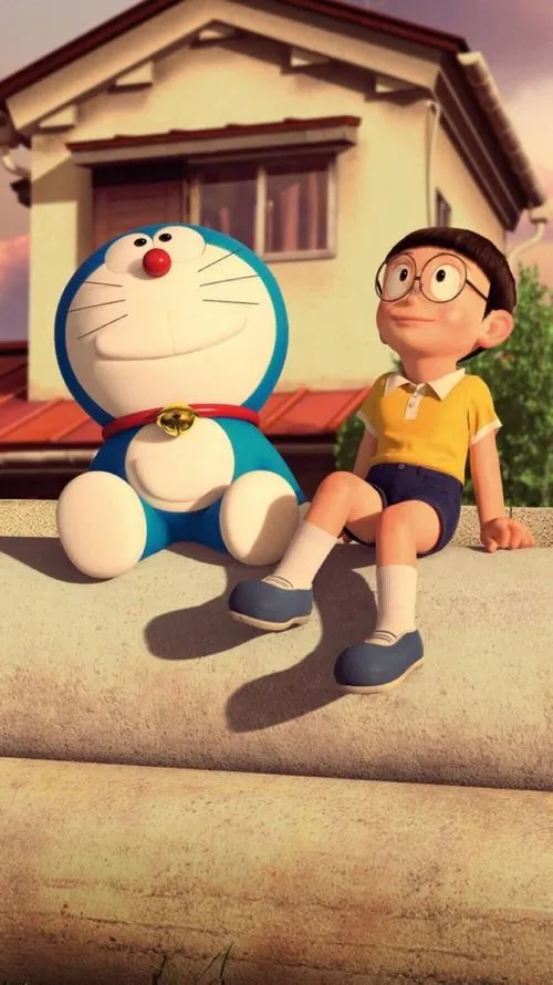 Hình Ảnh Nobita và Doremon cute 13