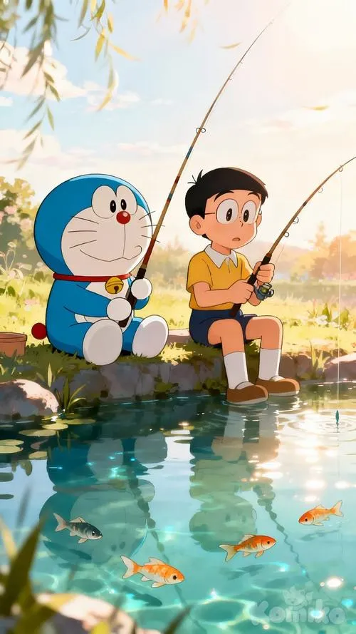 Hình Ảnh Nobita và Doremon cute 16
