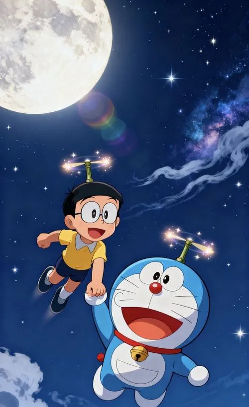 Hình Ảnh Nobita và Doremon cute 36
