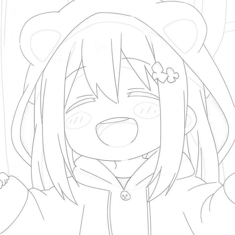 ảnh anime không màu 36