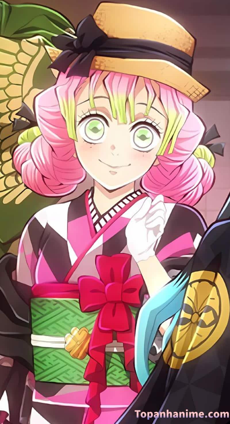 ảnh Mitsuri anime xinh đẹp 23