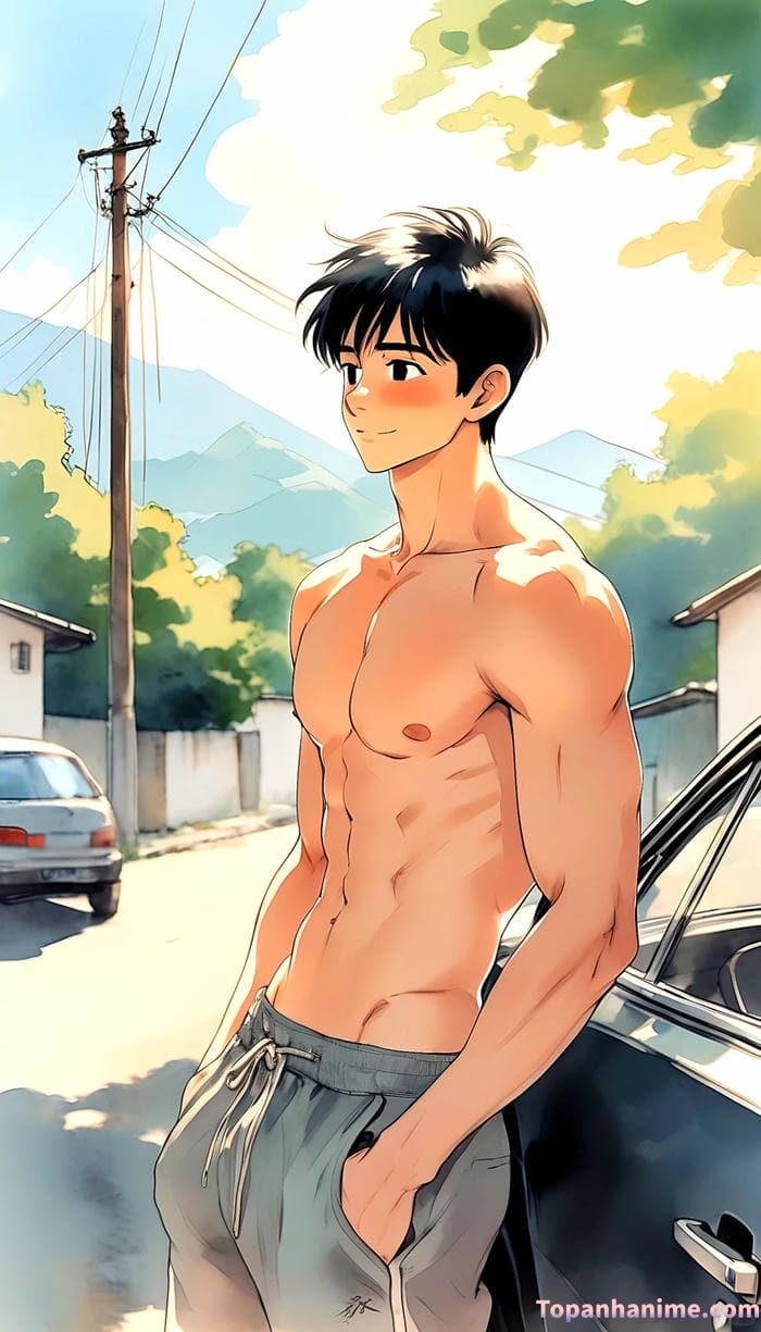 Ảnh anime nam 6 múi 8