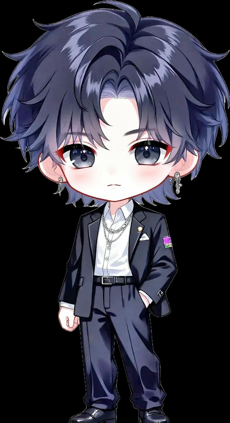 ảnh anime nam chibi 47