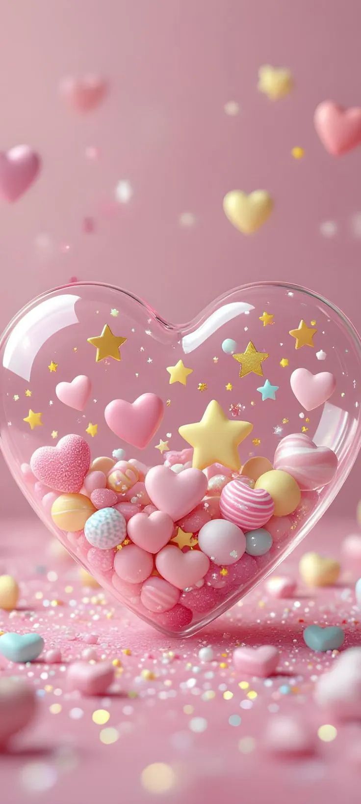 Hình nền cute màu hồng 10