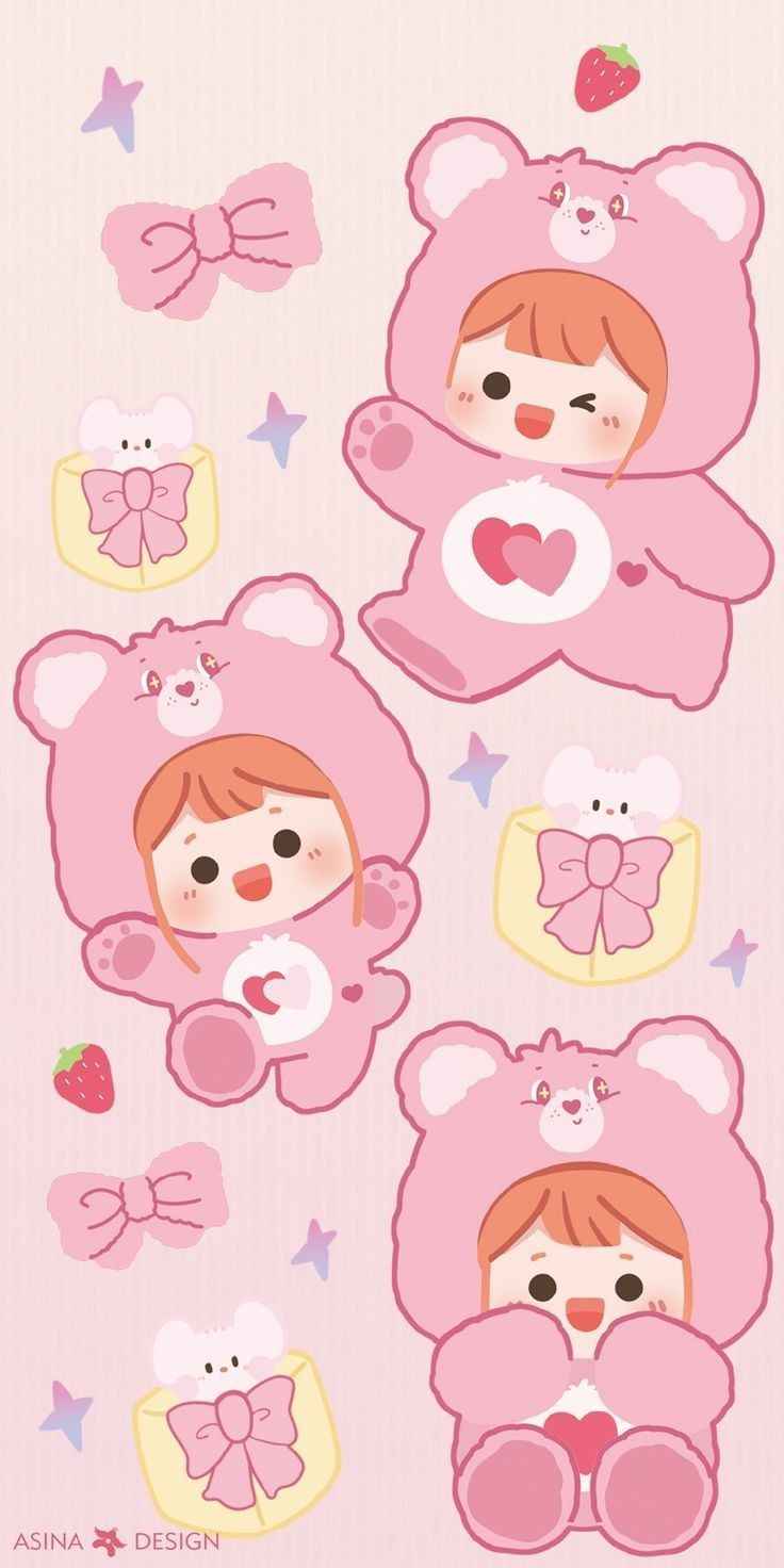 Hình nền gấu dâu 14