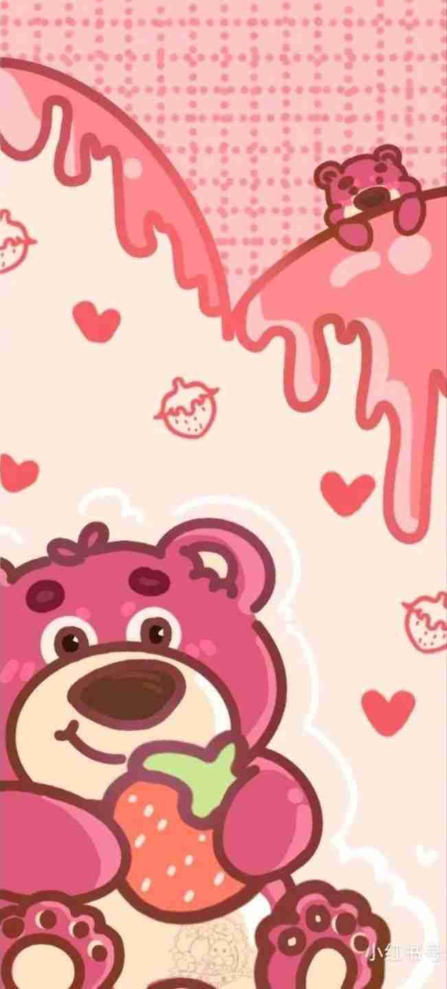 Hình nền gấu dâu cute 13