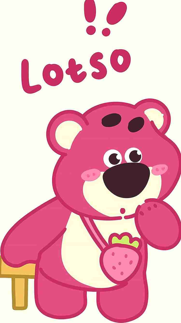 Hình nền gấu dâu cute 3