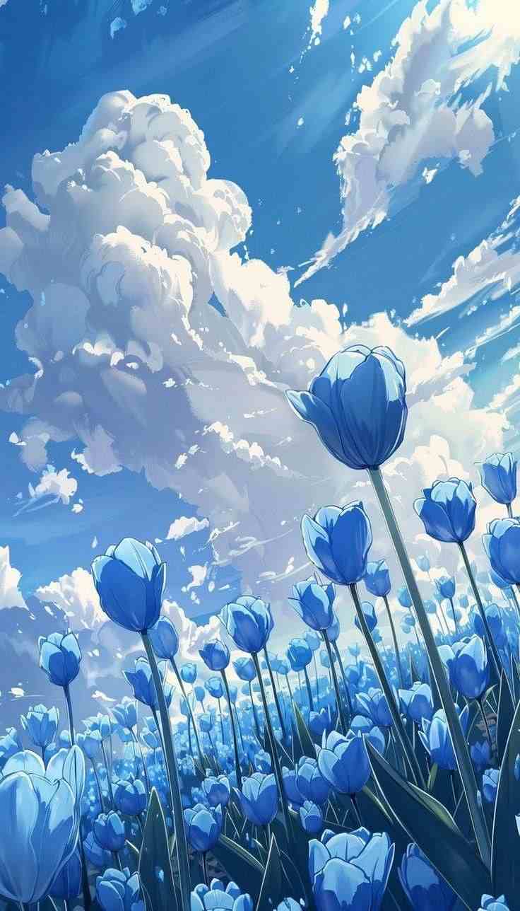 Hình nền hoa tulip chill 7