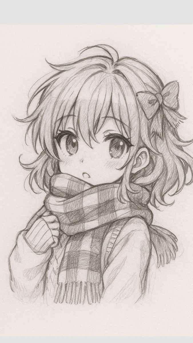 Hình Vẽ Anime Cute 16