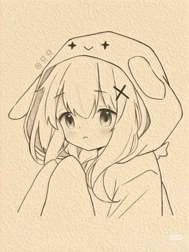 Hình Vẽ Anime Cute 14