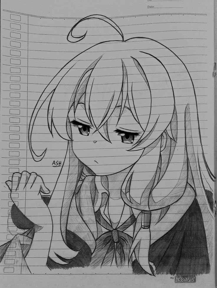 Hình Vẽ Anime Cute 7