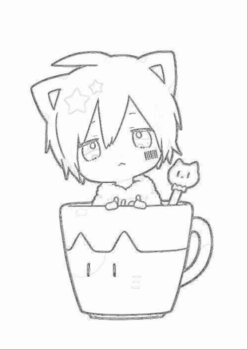 Hình Vẽ Anime Cute 4