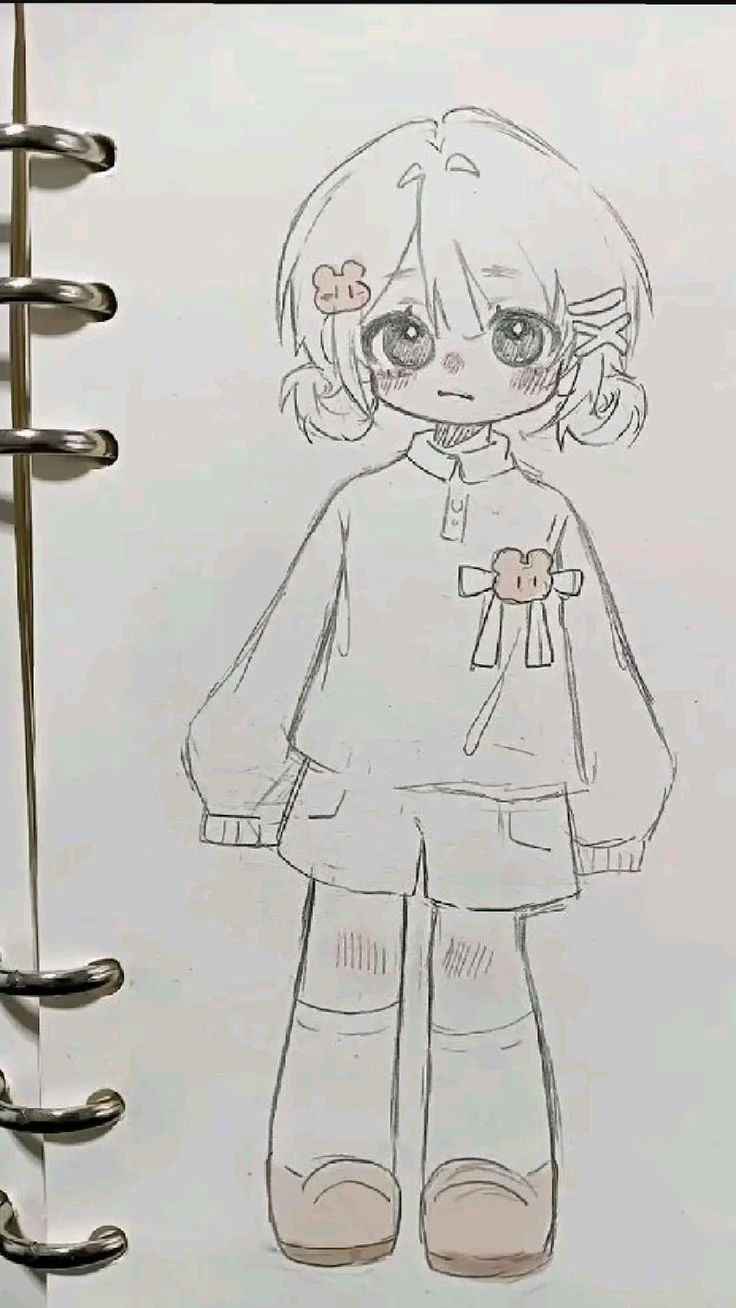 Hình Vẽ Anime Cute 8