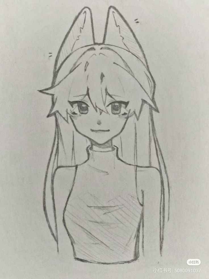 Hình Vẽ Anime Cute 6