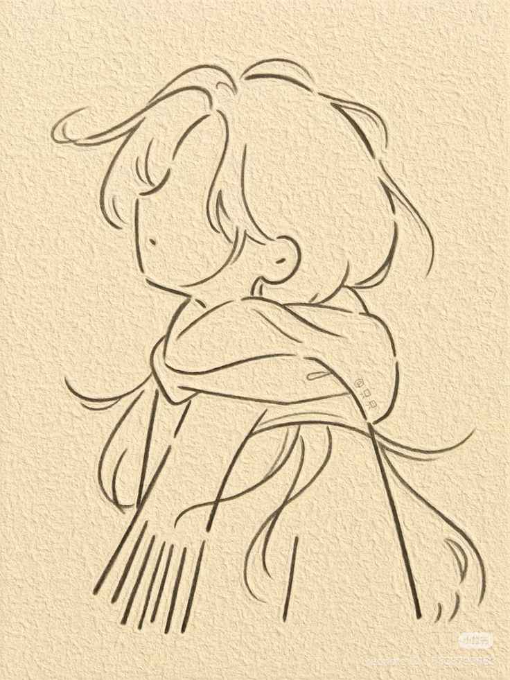 Vẽ Anime Nữ Đơn Giản 14