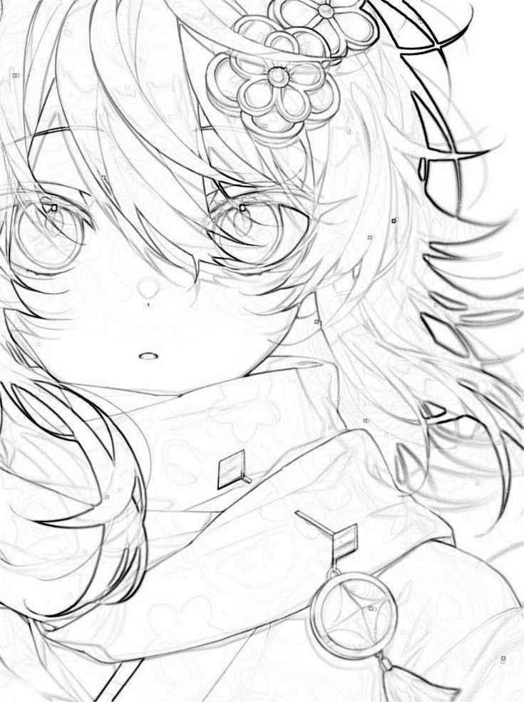 Vẽ Anime Nữ Đơn Giản 9