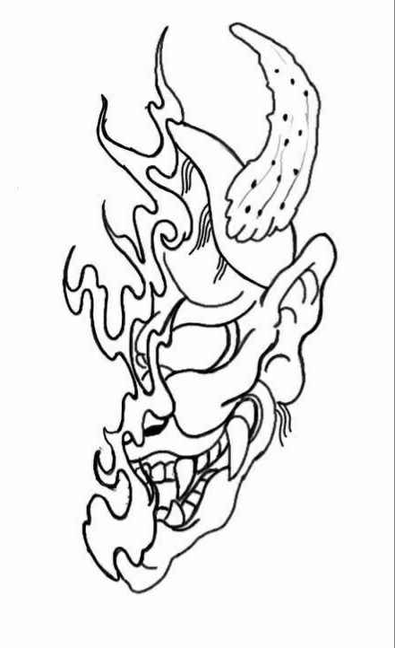 Hình Xăm Mặt Quỷ 8