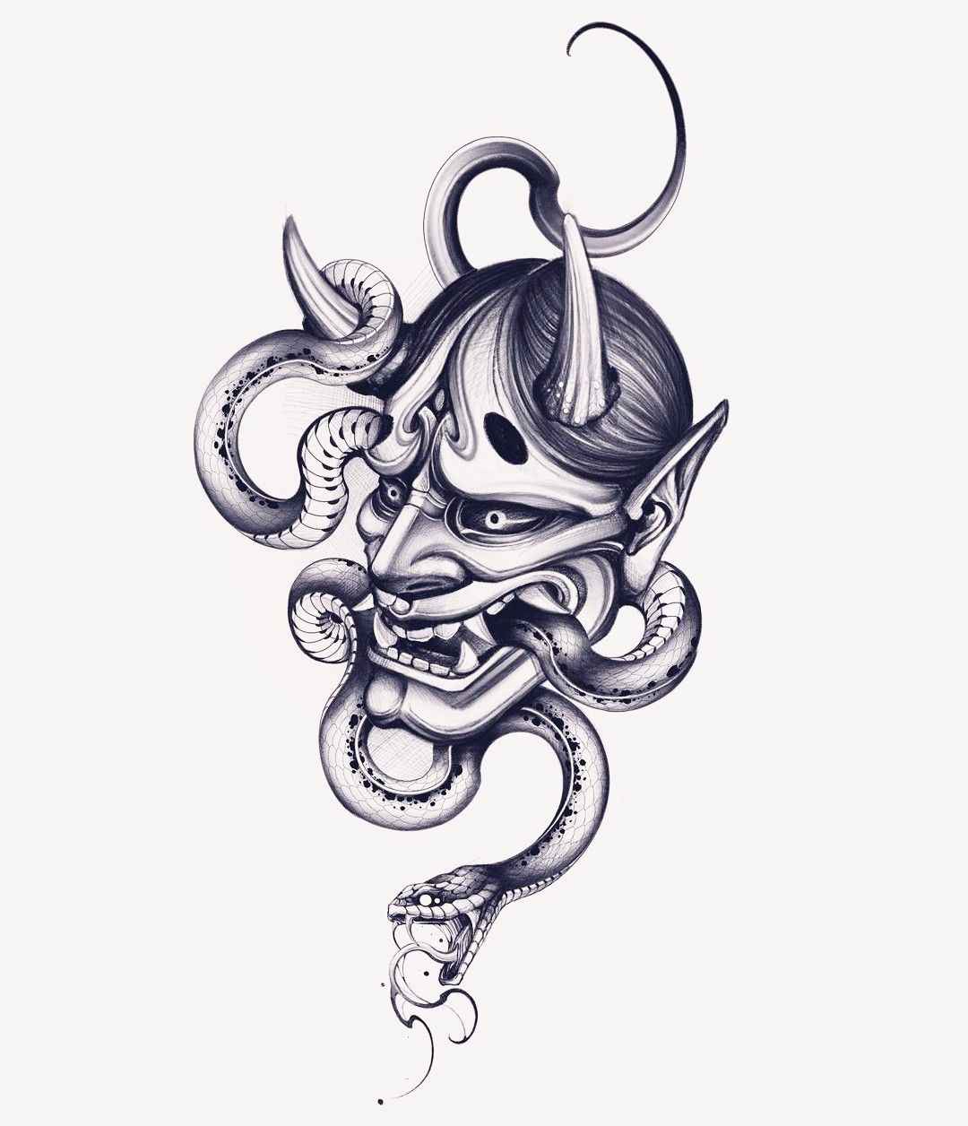 Hình Xăm Mặt Quỷ 3