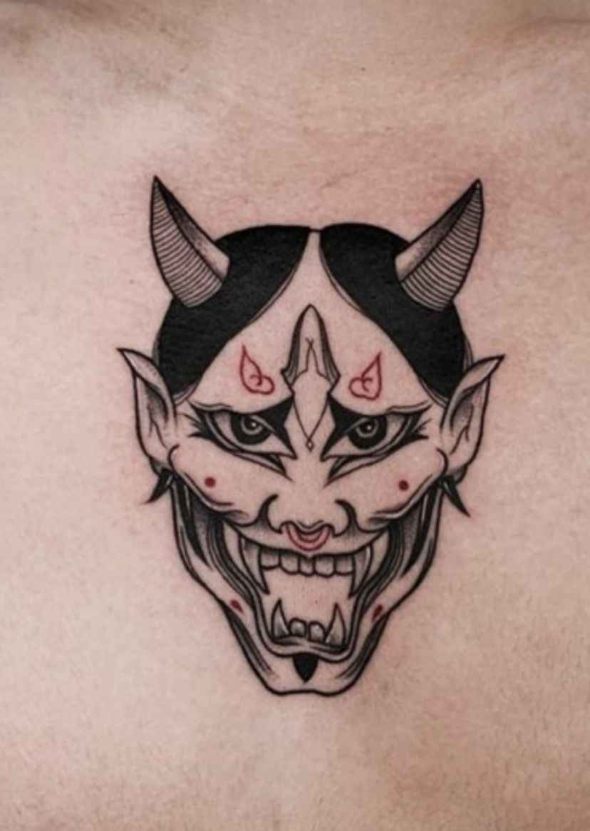 Hình Xăm Mặt Quỷ 7