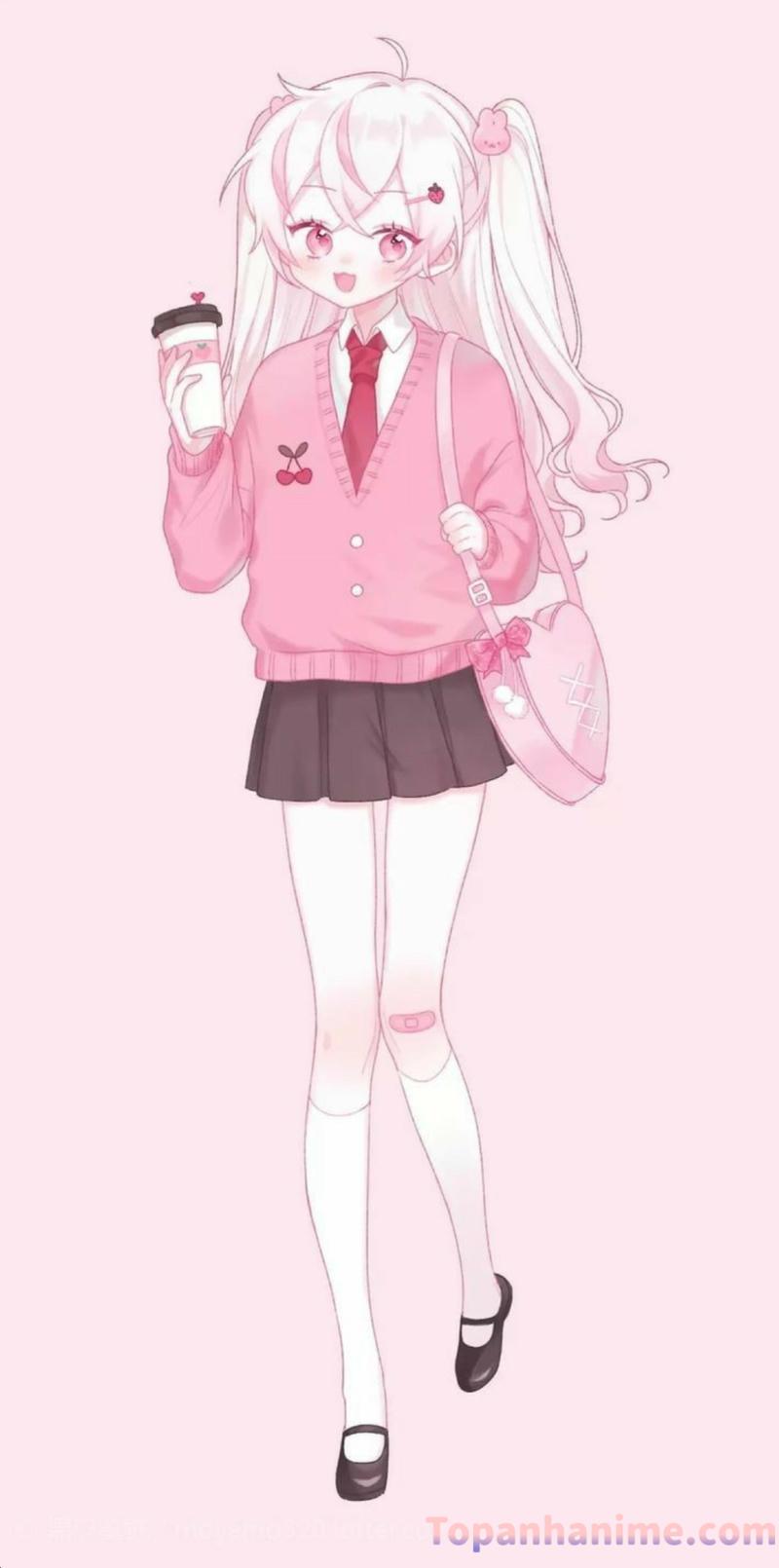 ảnh gái anime mặc váy ngắn 25