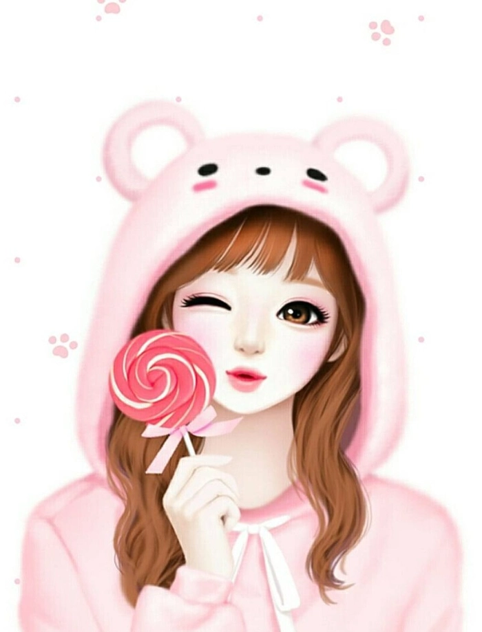 Instagram Cartoon DP for Girls 57