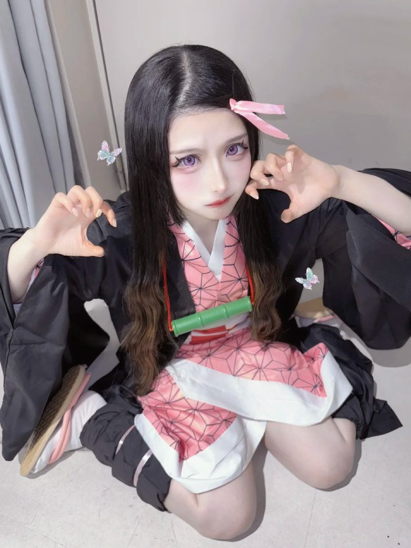 ảnh Nezuko cosplay 13