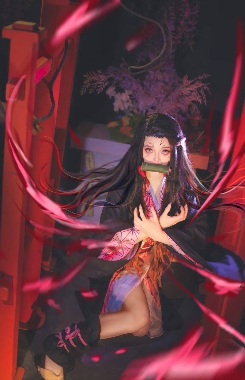 ảnh Nezuko cosplay 29