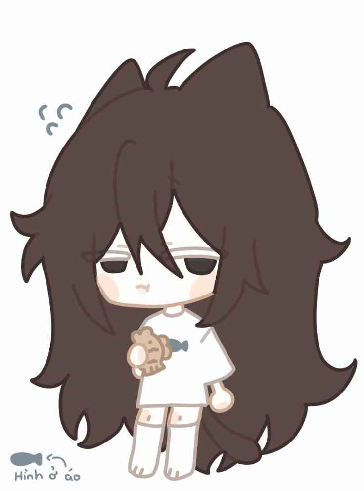 Ngộ nghĩnh anime chibi girl cute dễ vẽ 5