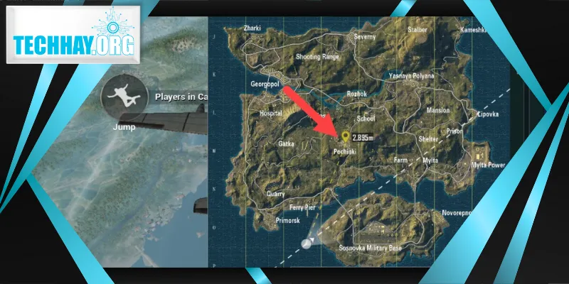 Pochinki là một trong các vị trí drop an toàn khi chơi PUBG