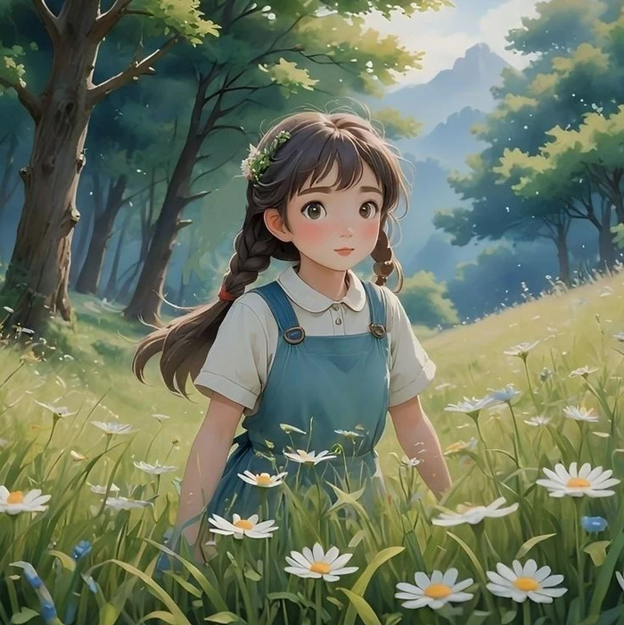 Cute Cartoon Girl Photos for WhatsApp DP 58