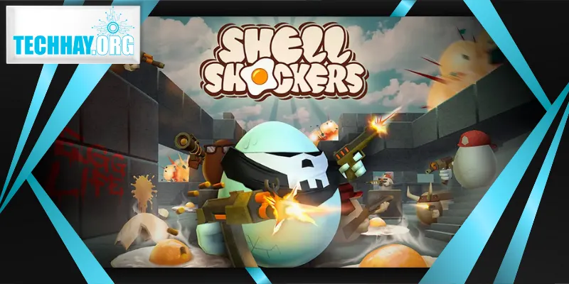 Shell Shockers FPS vui nhộn khi trứng cầm súng bắn nhau