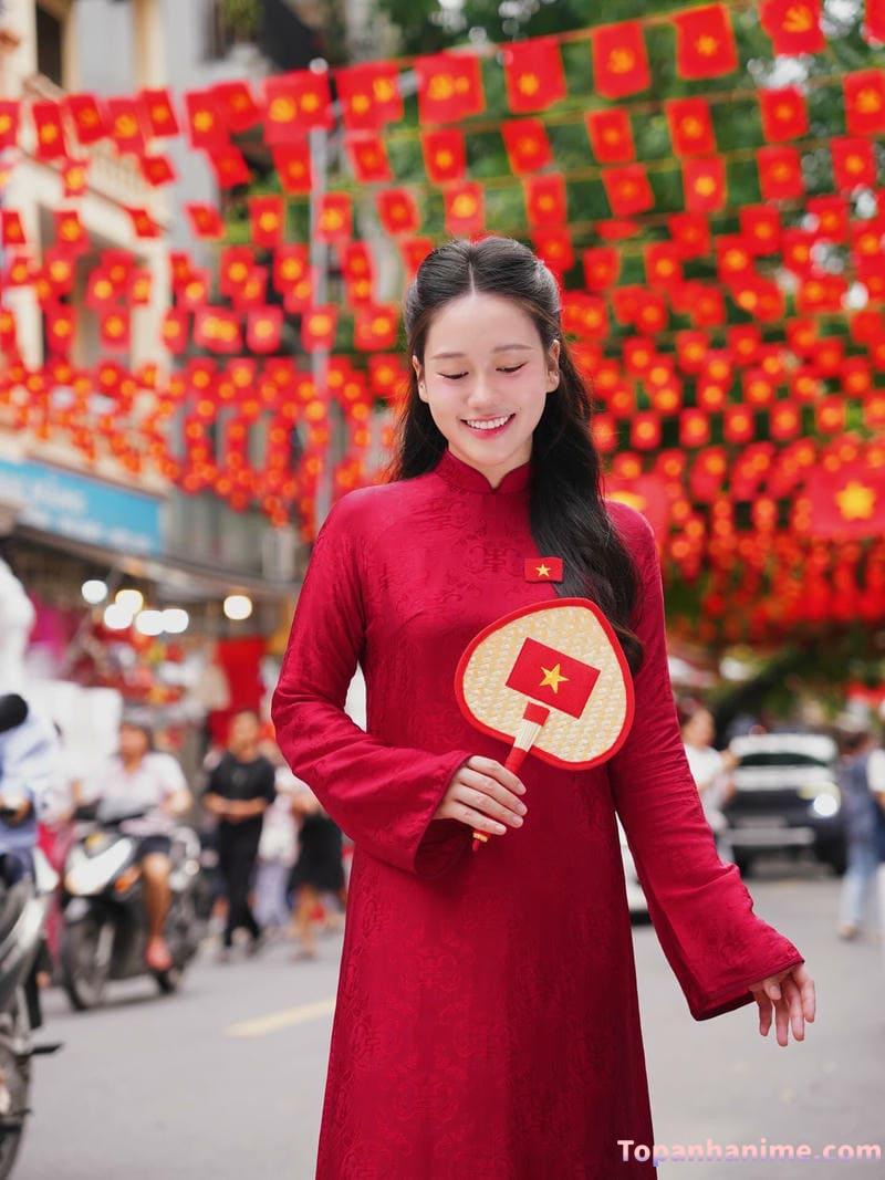ảnh gái mặc áo dài 68