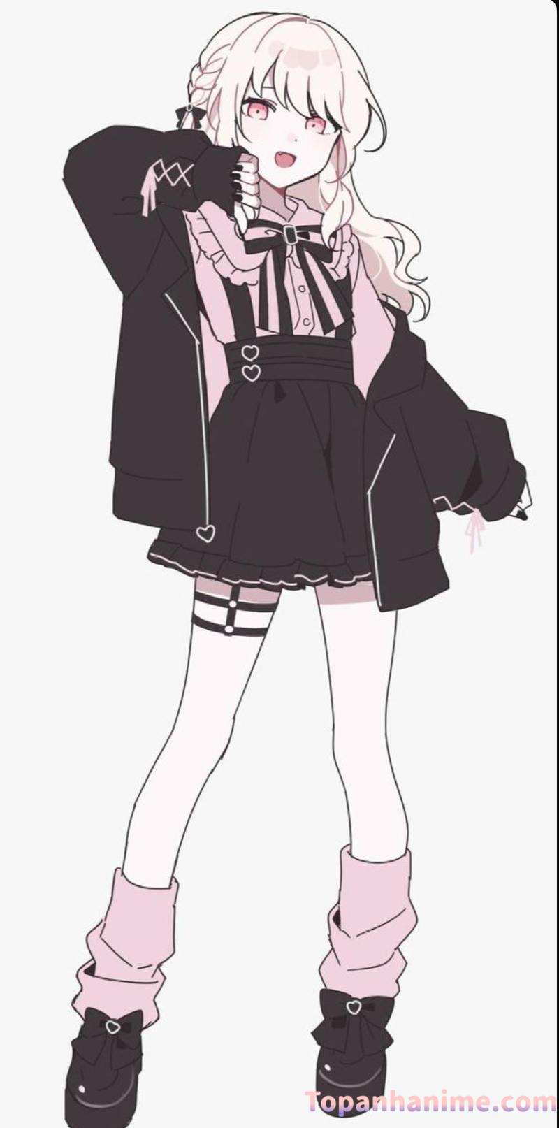 ảnh gái anime mặc váy ngắn 31