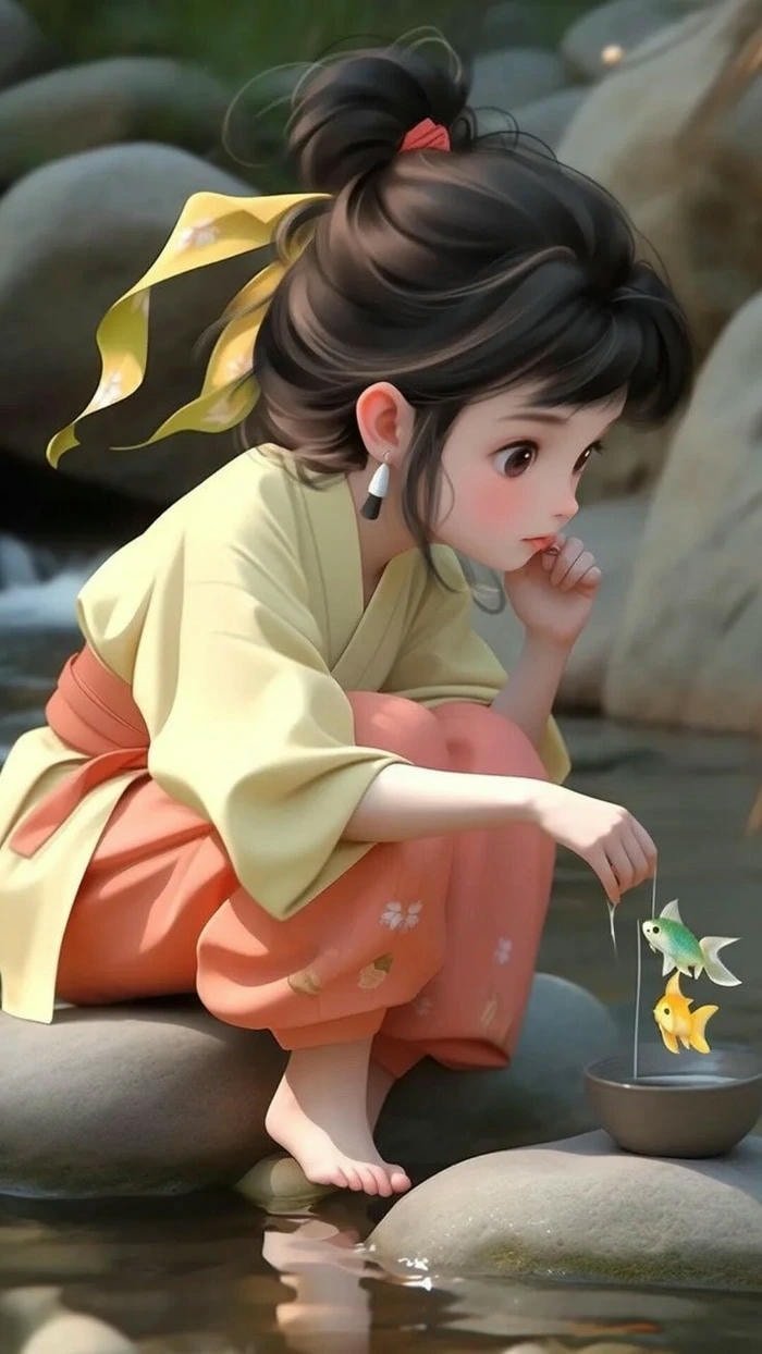 Cute cartoon girl images for whatsapp dp 85