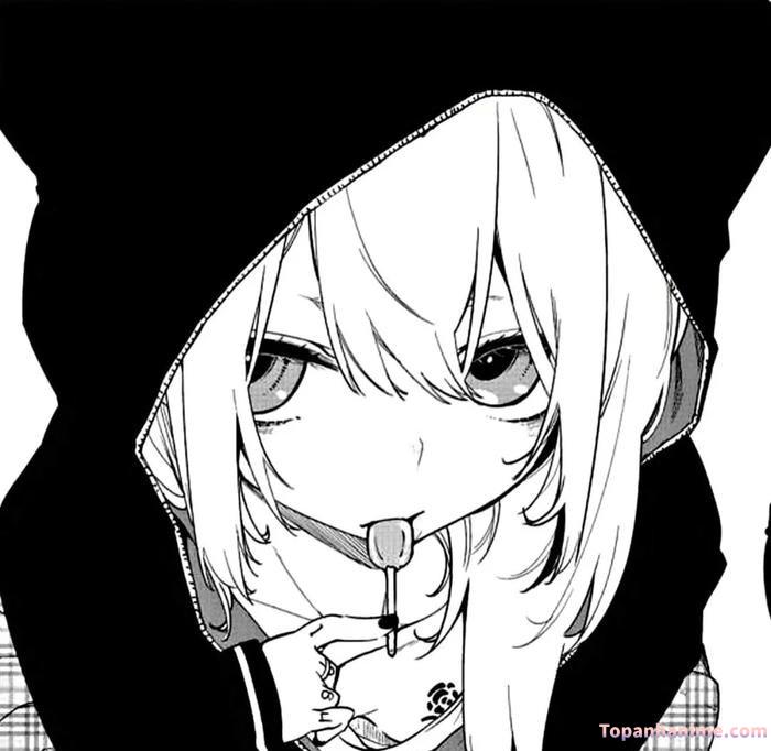 ảnh anime trắng đen 41