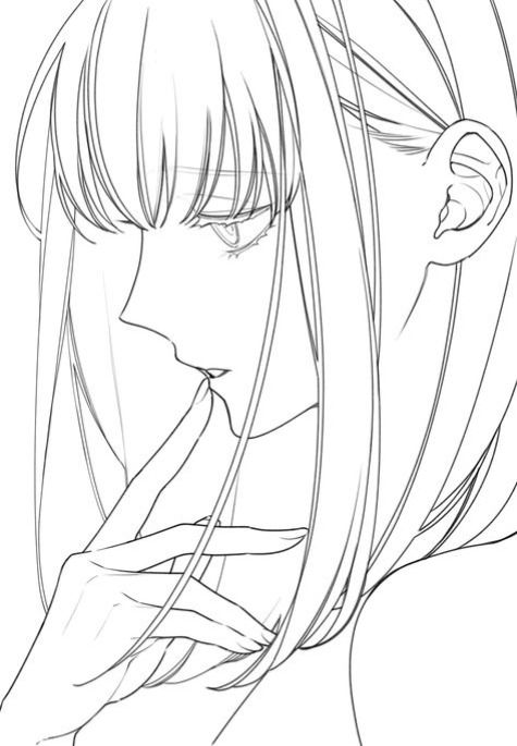 Tranh Tô Màu Anime Girl Ngầu 18