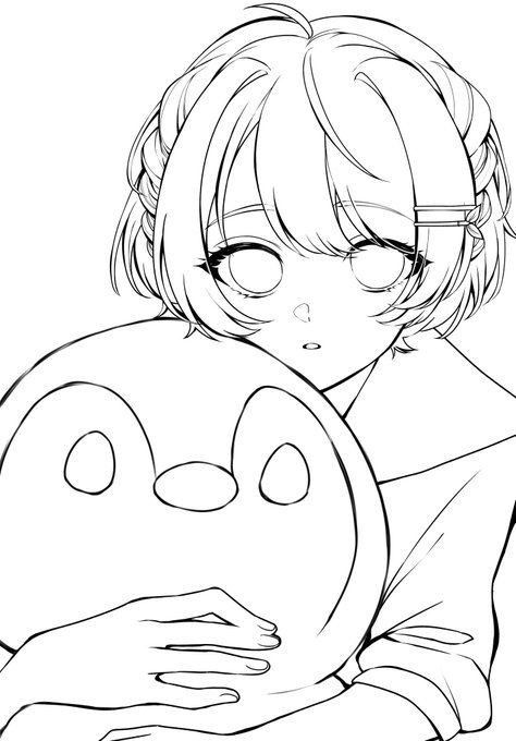 Tranh Tô Màu Anime Girl Ngầu 20