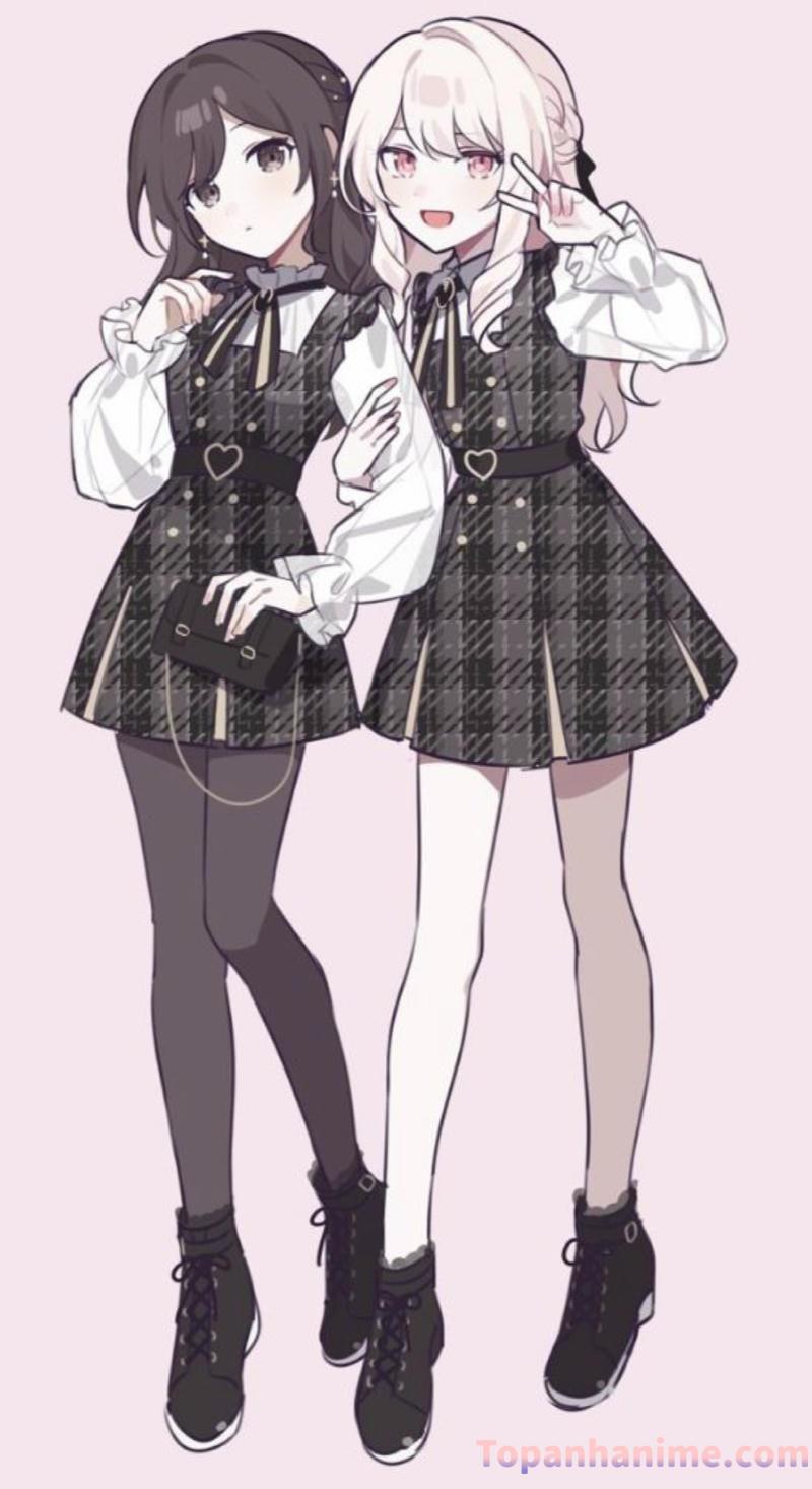 ảnh gái anime mặc váy ngắn 34