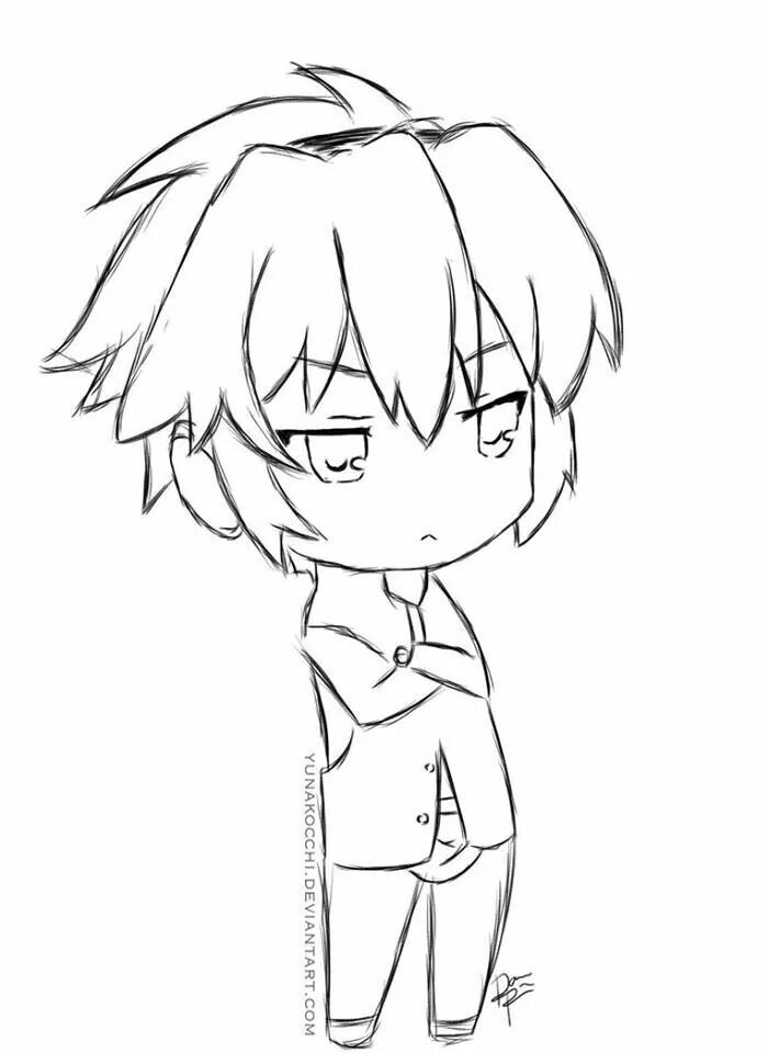 Vẽ Anime Đơn Giản Chibi 13