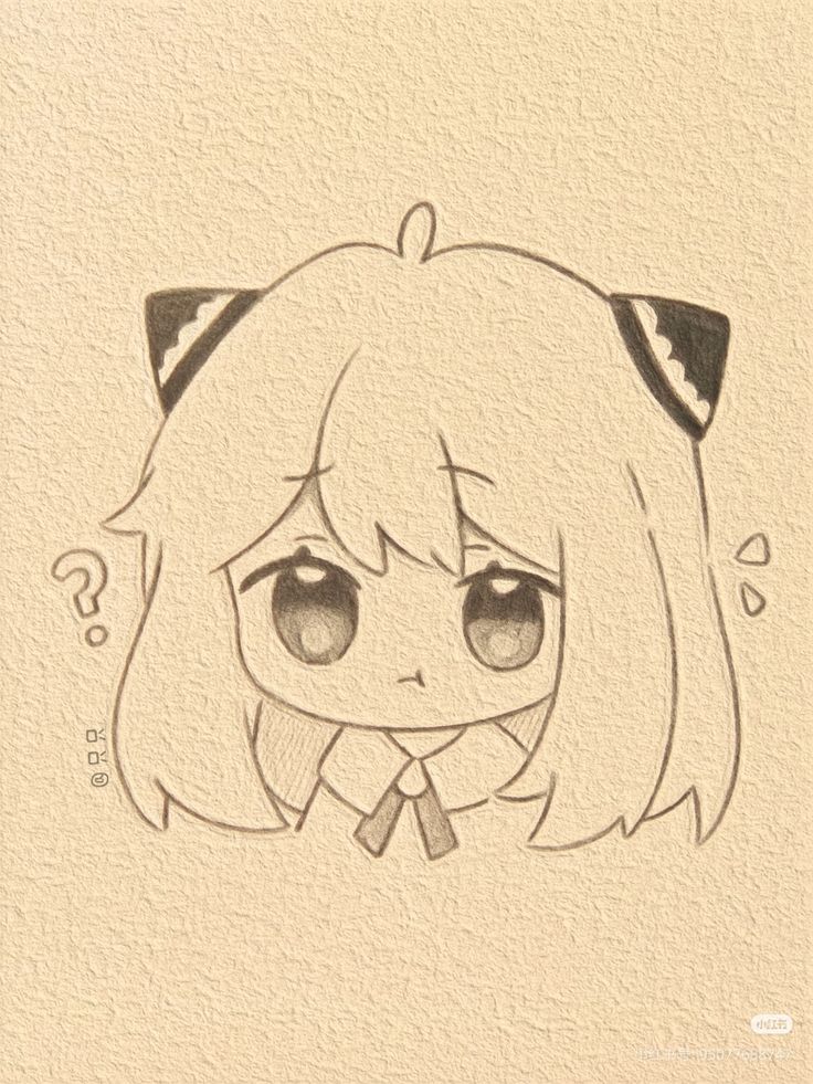 Vẽ anime đơn giản cute 14