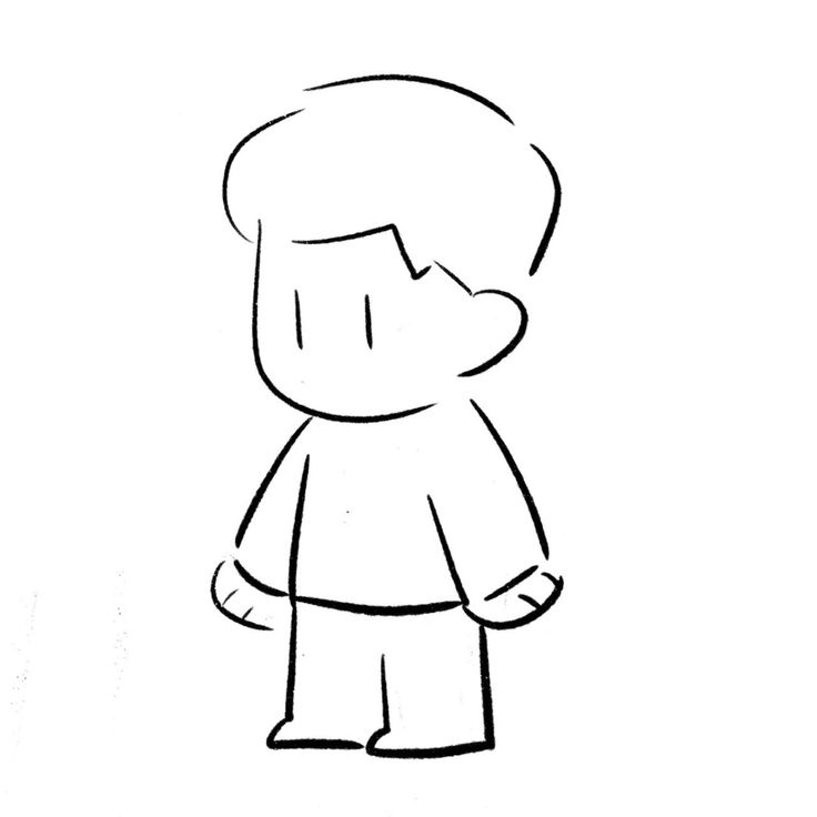 Vẽ anime đơn giản cute 1